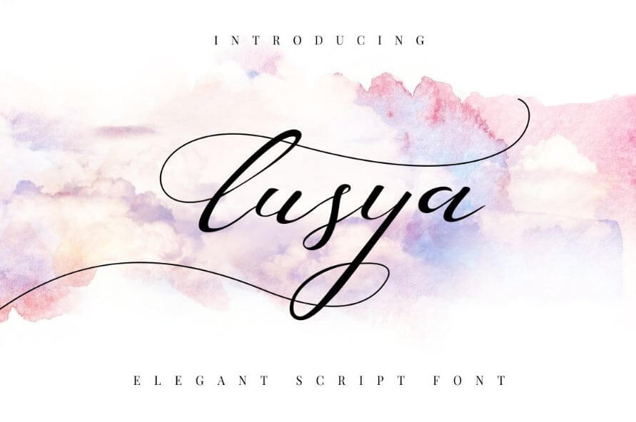 Lusya Handwritten Font