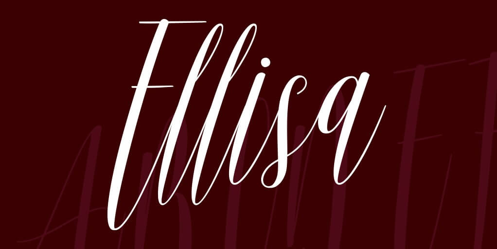 Ellisa Script Font