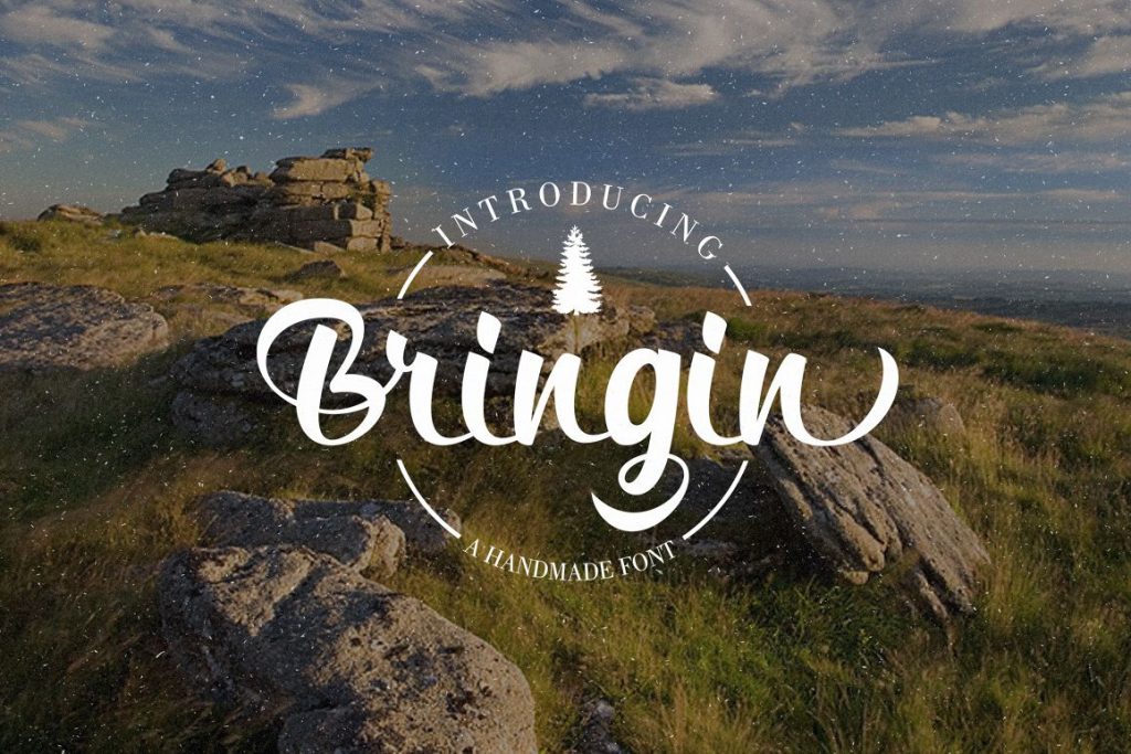 Bring Script Bringin Script Font
