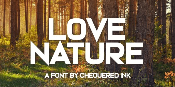 Love Nature Font