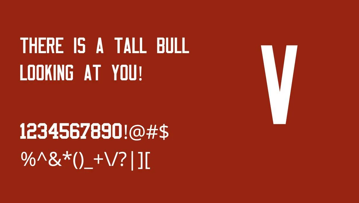 Varsity Block A Regular Font
