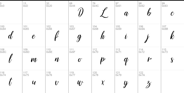 Delight Lettering Font