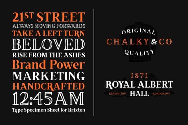 Brixton Font Free