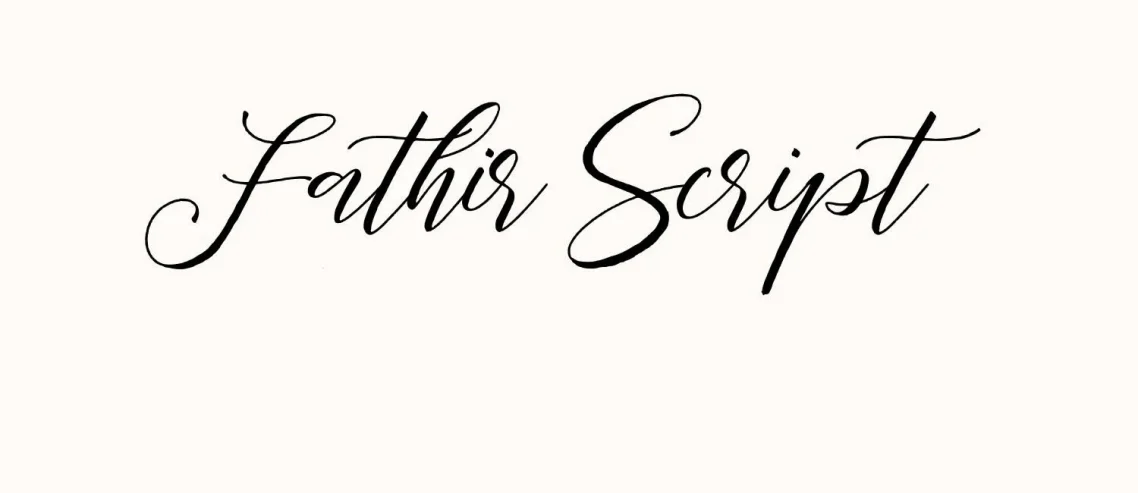 Fathir Script Font