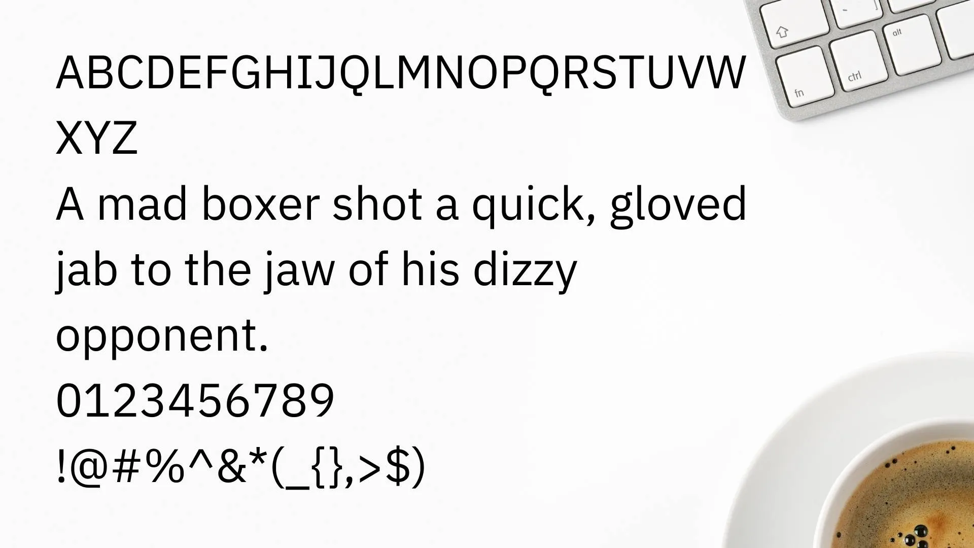 ibm plex font
