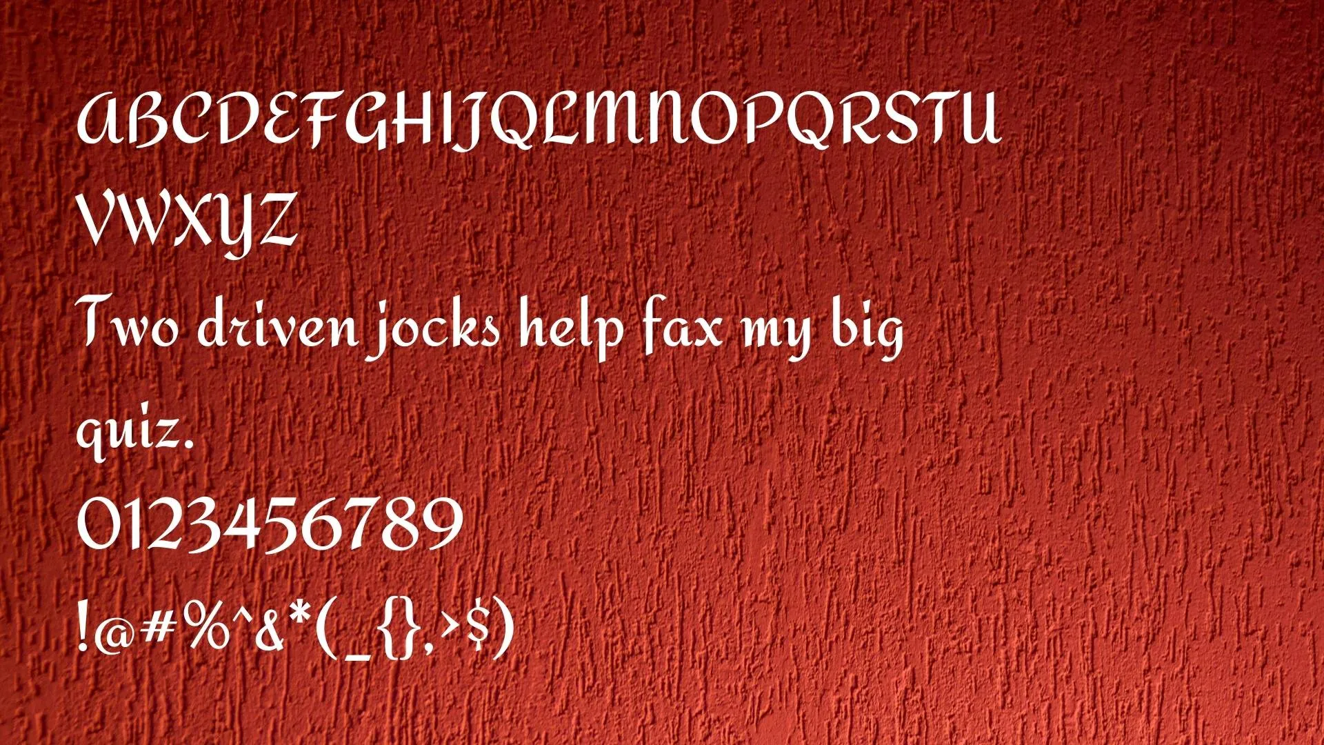 redressed font