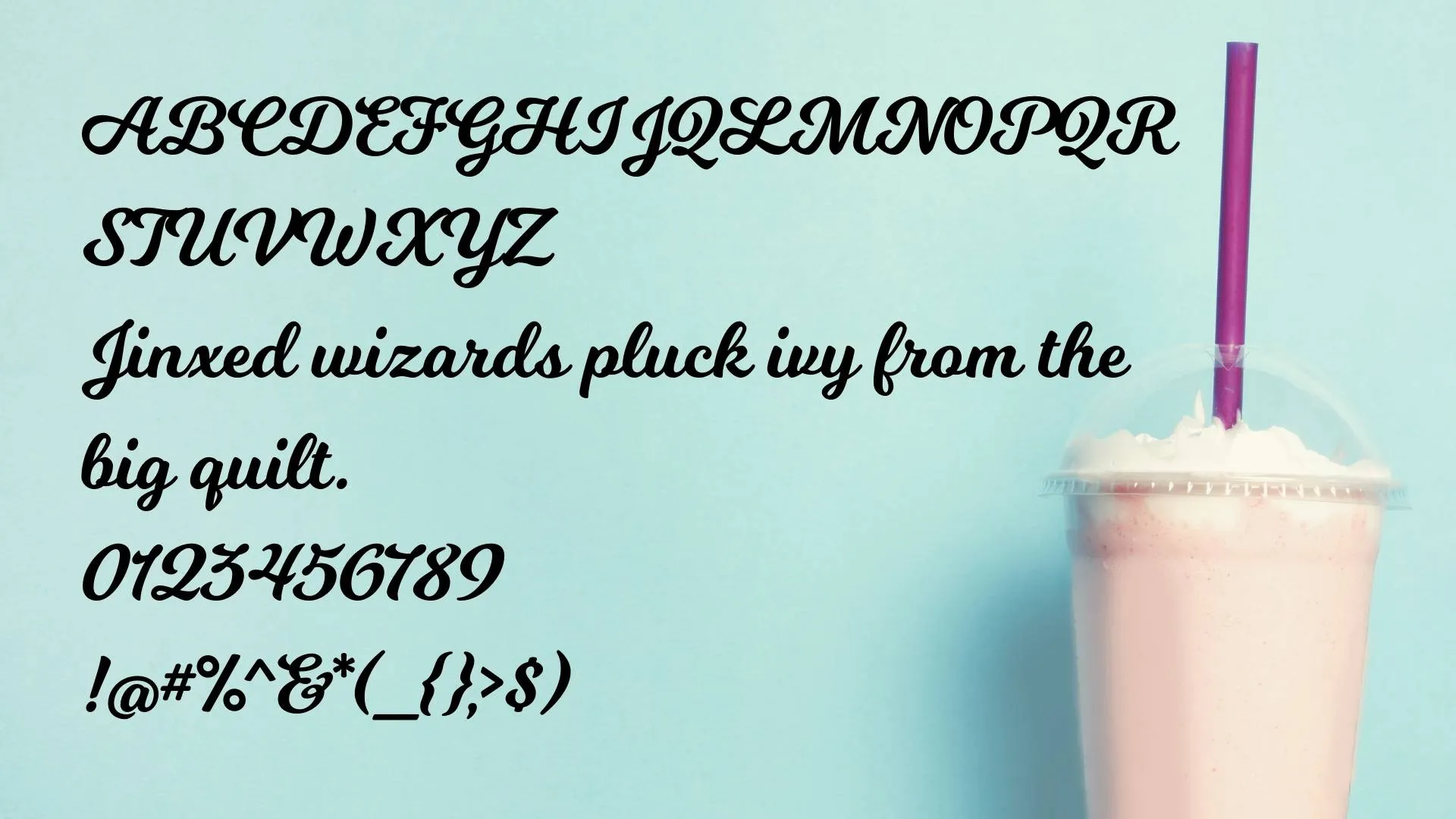 Milkshake Font Free Download