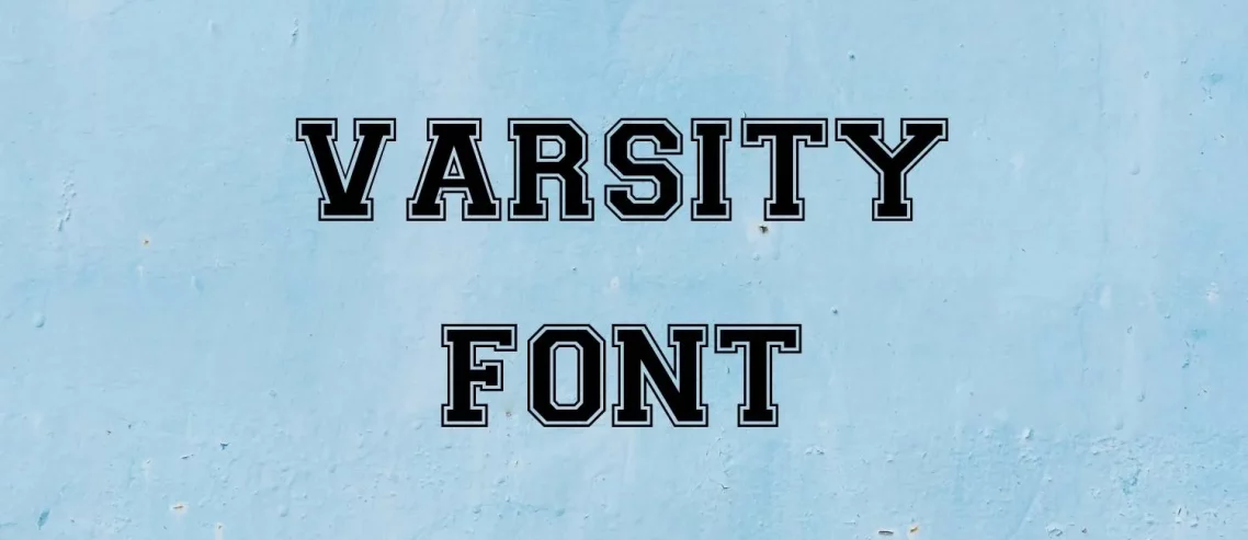 varsity-font