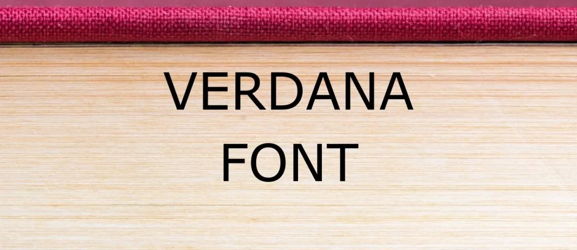 Verdana Font