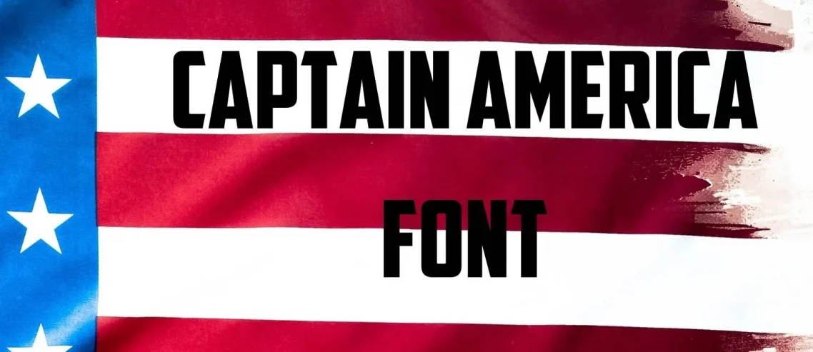 captain maerica font