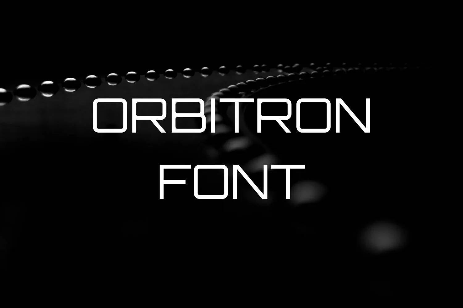 Orbitron Font Free Download