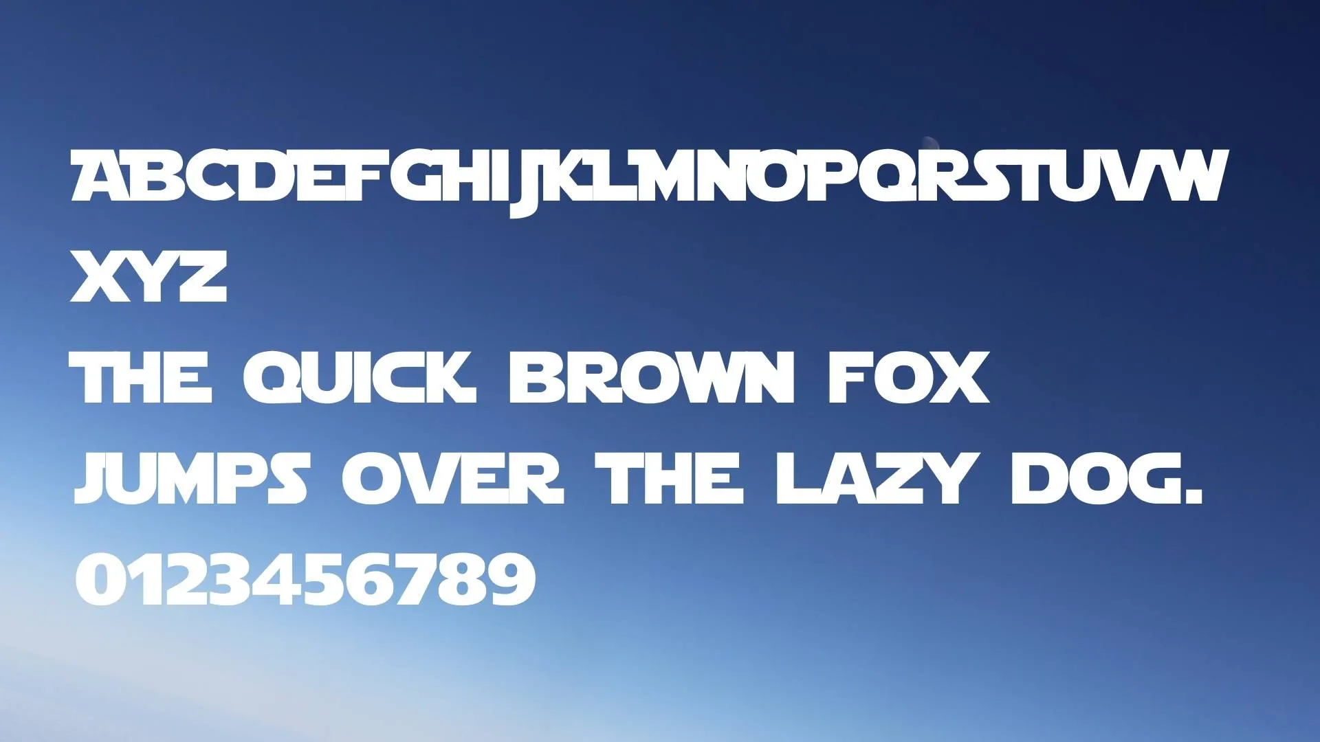 Star wars Font