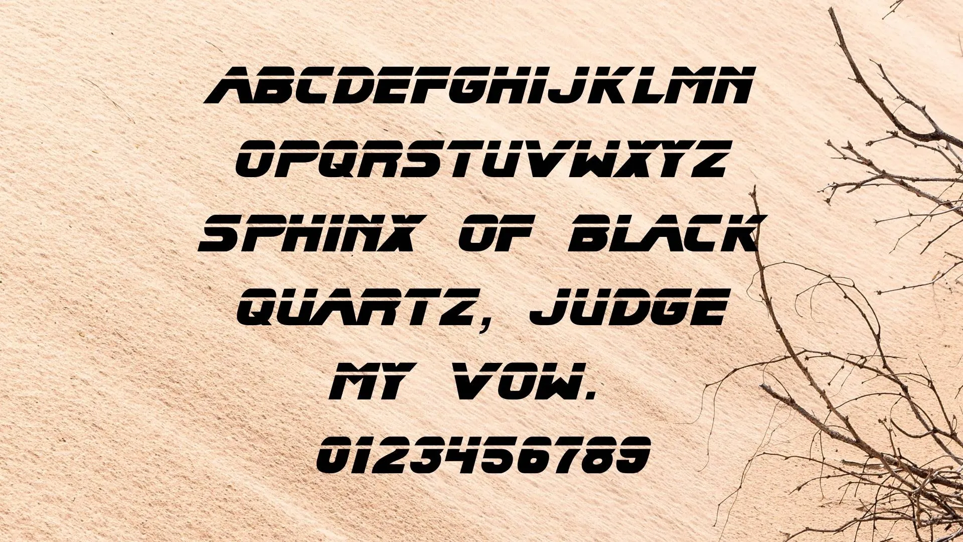 blade runner font