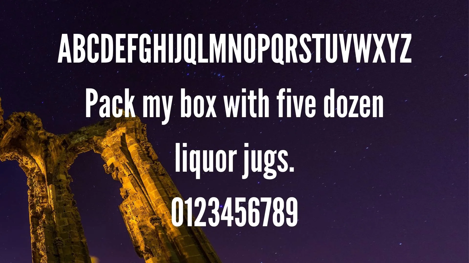 League Gothic Font