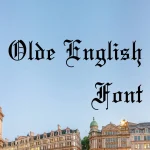 Olde English Font Free Download