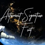 Astronout Signature Font Free Download