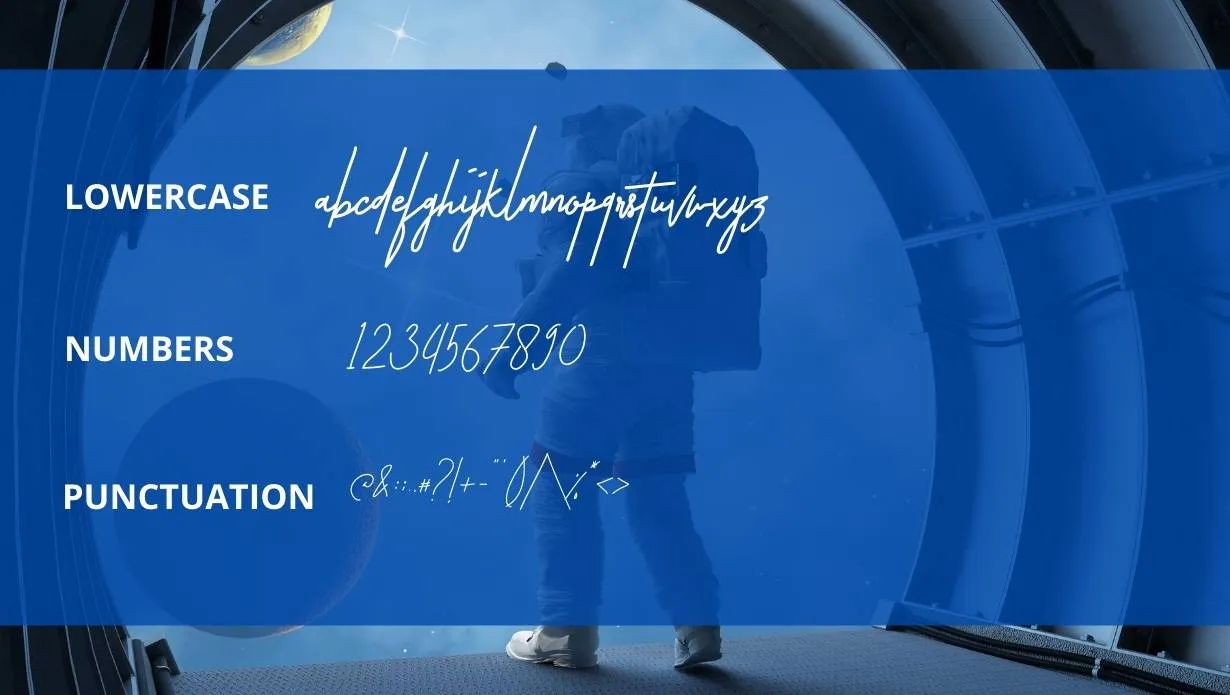 Astronout signature Font
