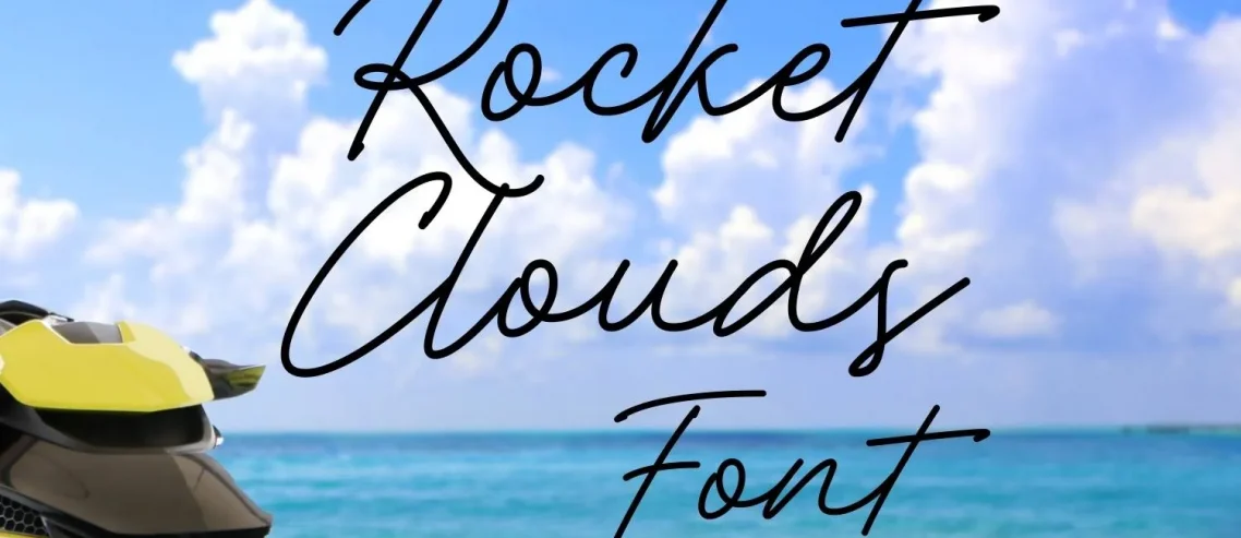 Rocket Clouds Font
