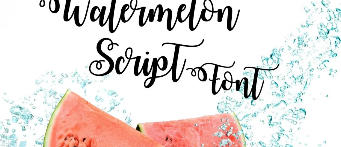 Watermelon Script Font