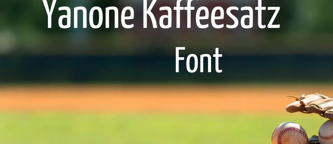 Yanone Kaffeesatz Font