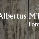 Albertus Mt Font