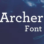 Archer Font Free Download