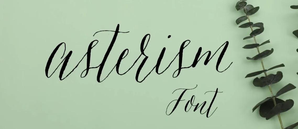 Asterism Font