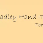Bradley Hand ITC Font