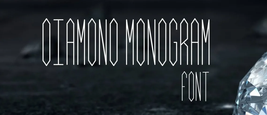 Diamond Monogram Font