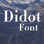 Didot Font