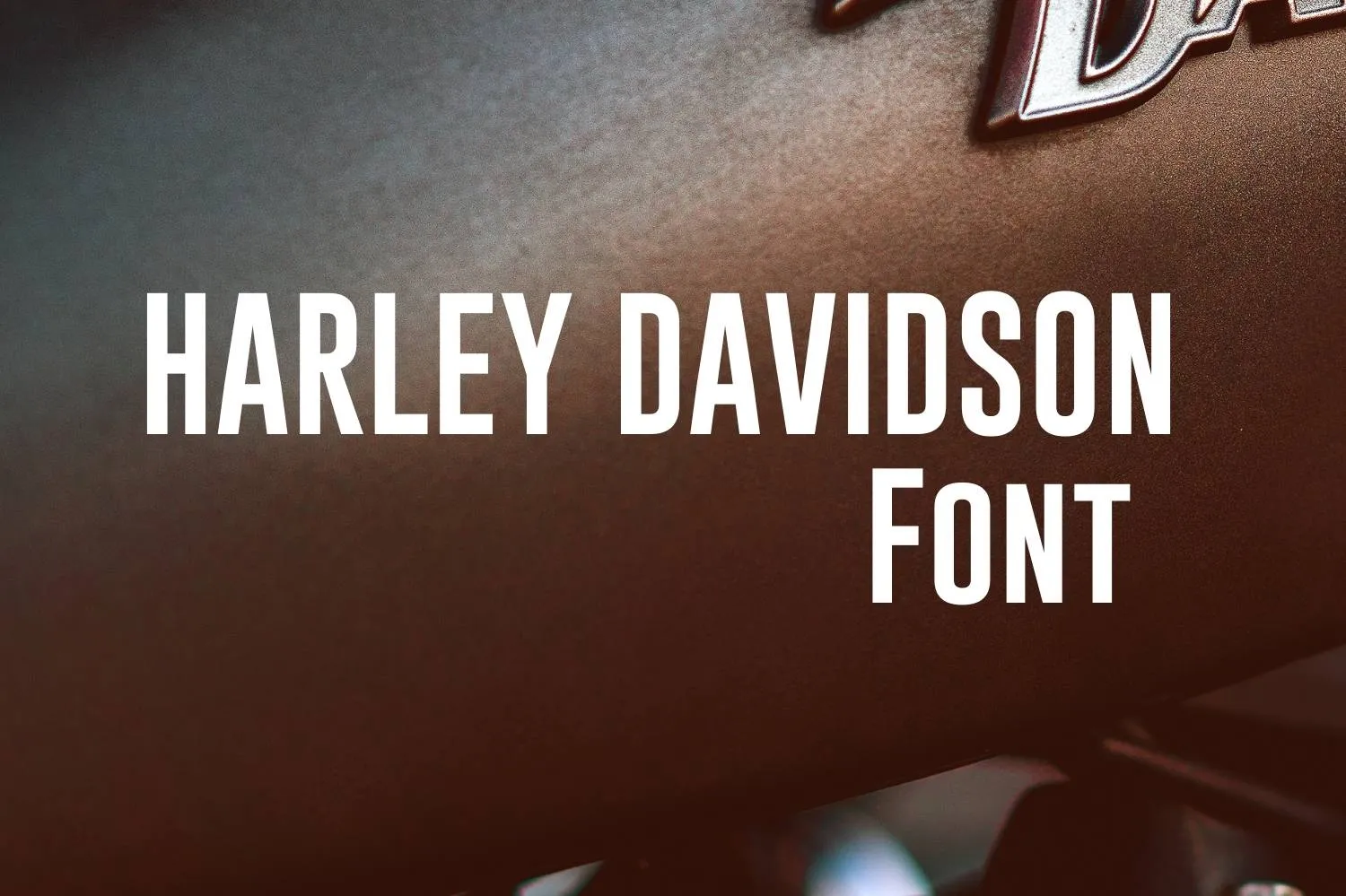Harley Davidson Font Free Download
