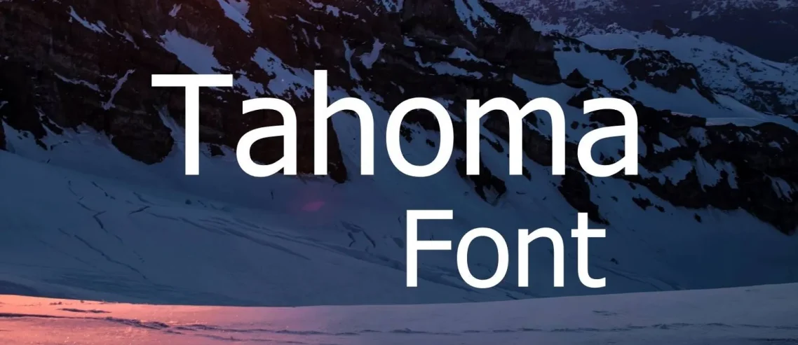 Tahoma Font