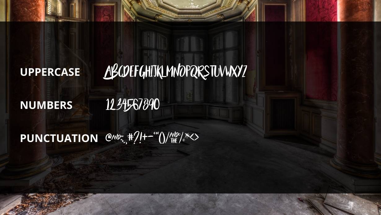 view of Beauty and the Beast Font