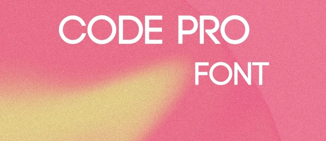 Code Pro Font