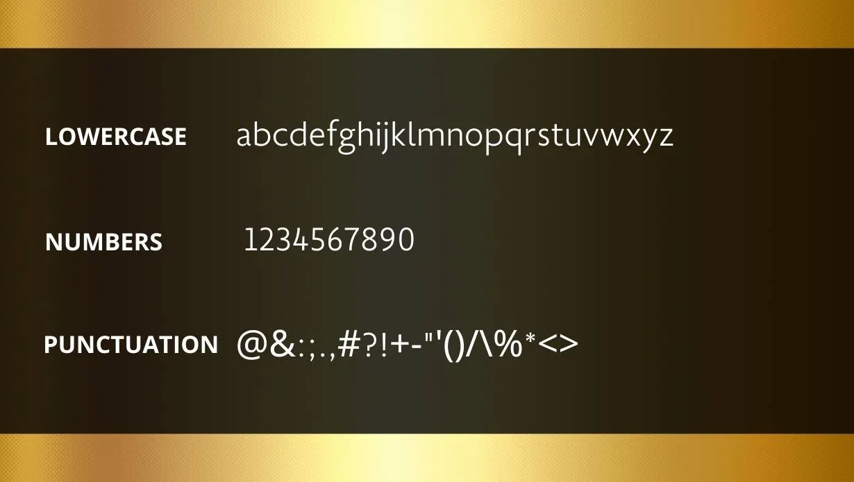 Golden Sans Font
