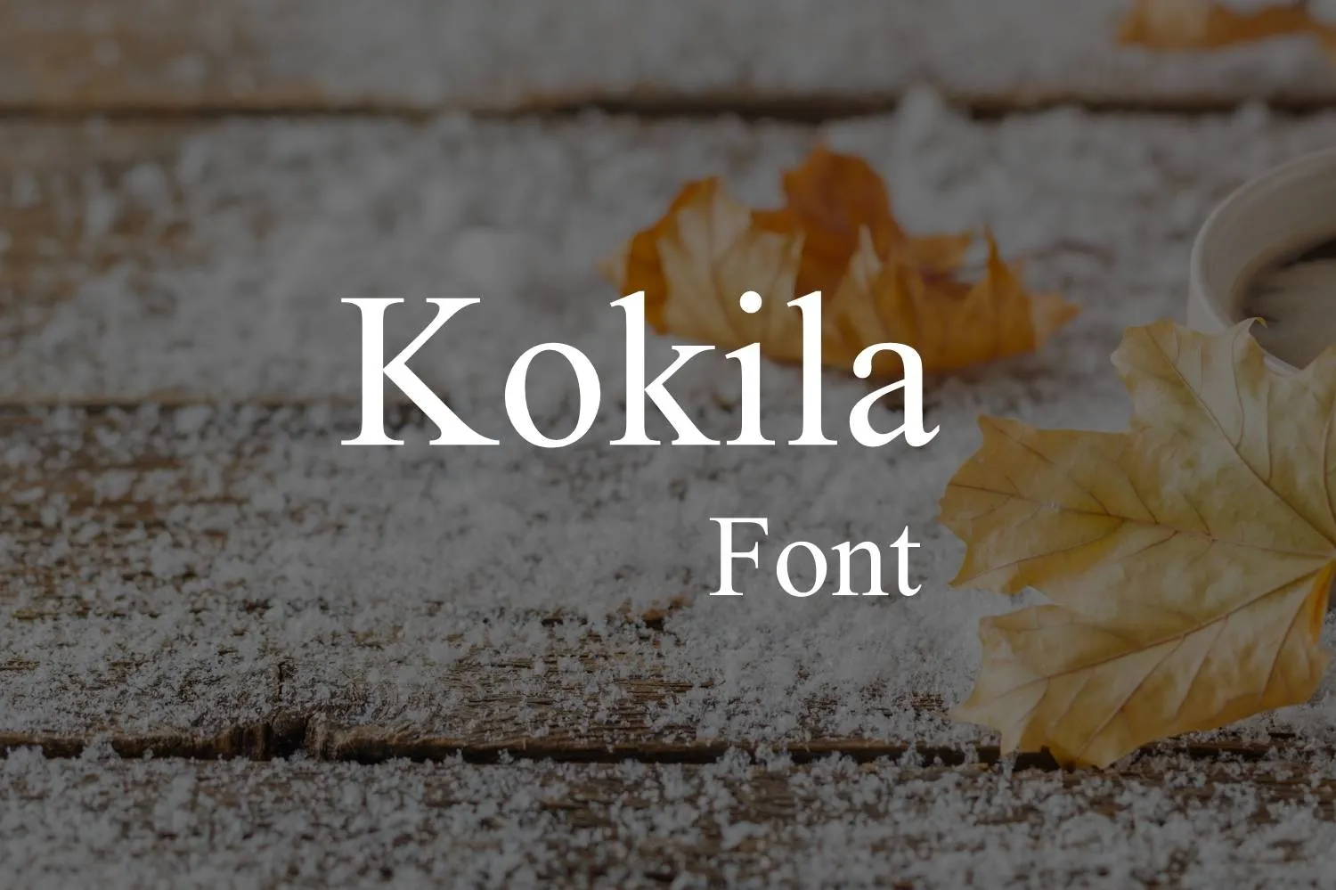 Kokila Font Free Download