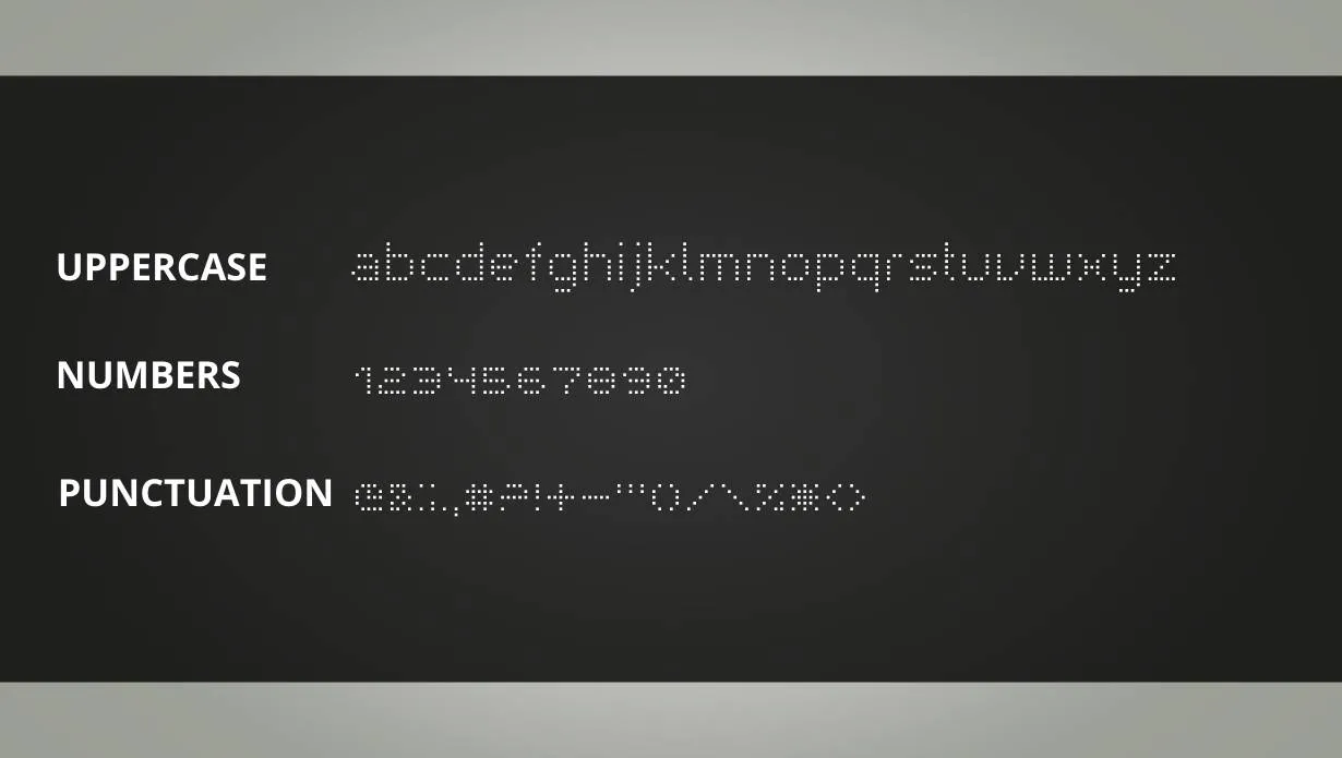Superpoint Font