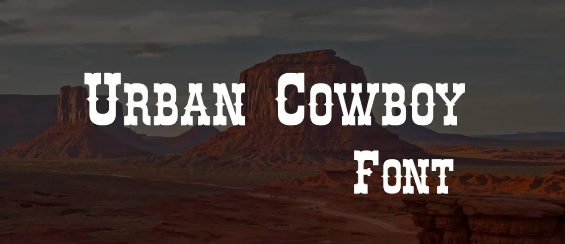 Urban Cowboy Font