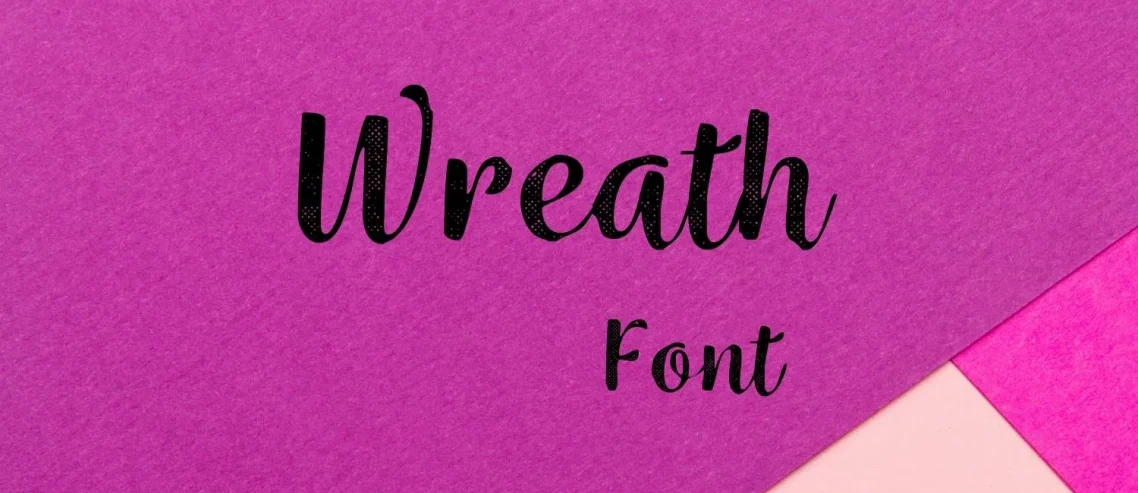 Wreath Font
