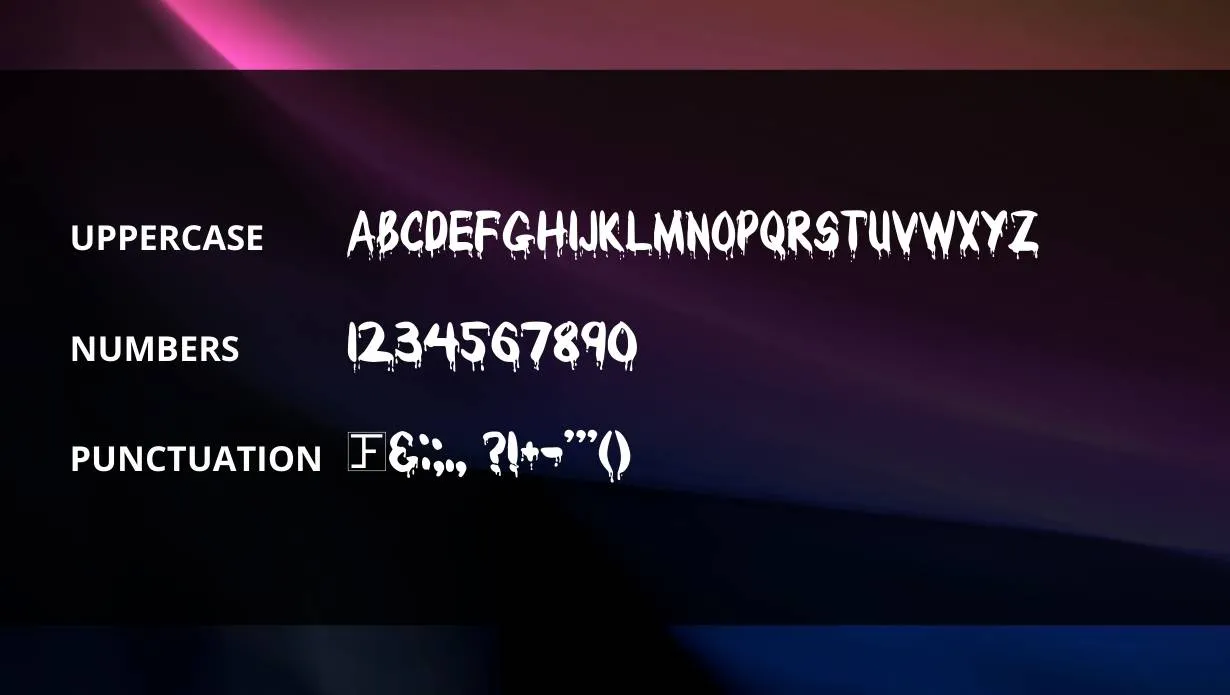 Bloody Font