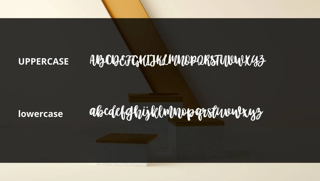 view of Better Together Font