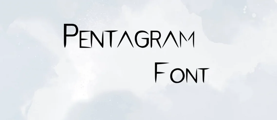 Pentagram Font