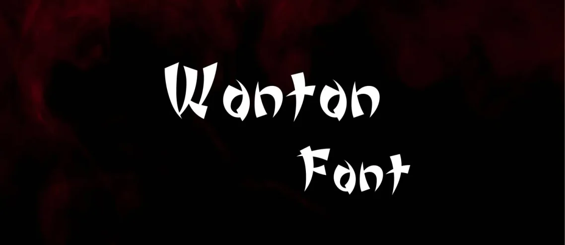 Wonton Font