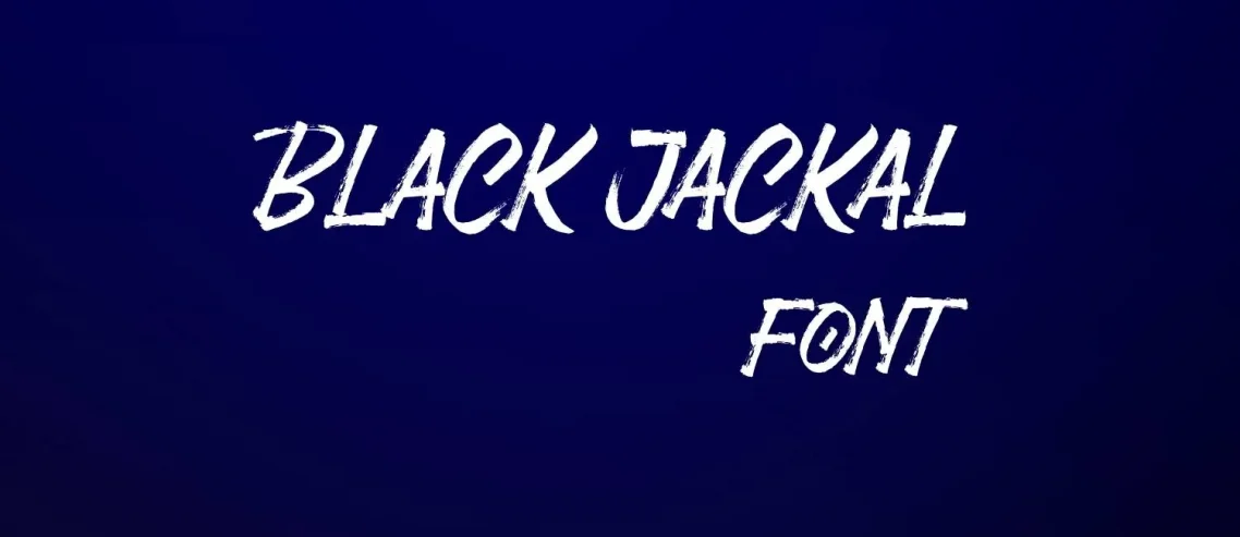 Black Jackal Font