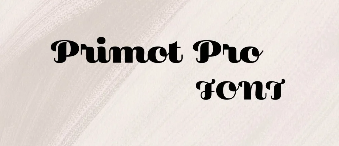primot pro font