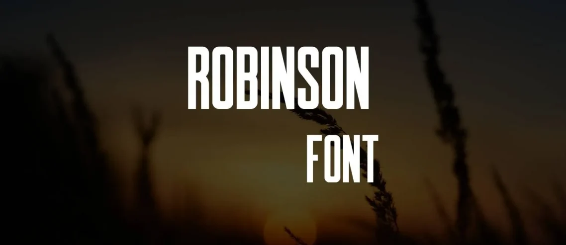 Robinson Font