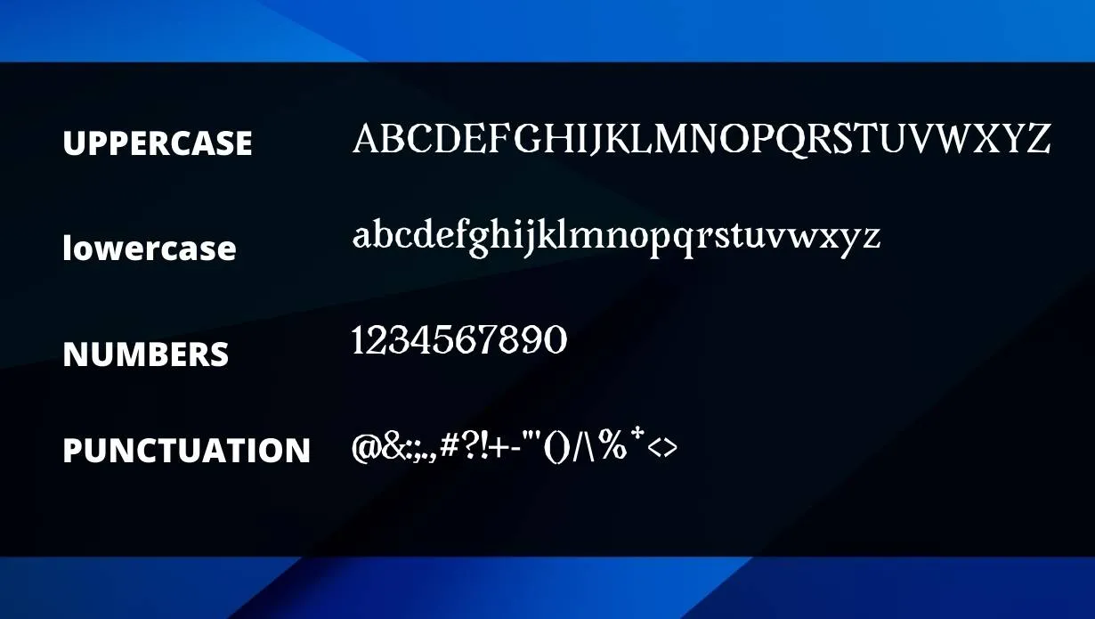 View of Avara Font