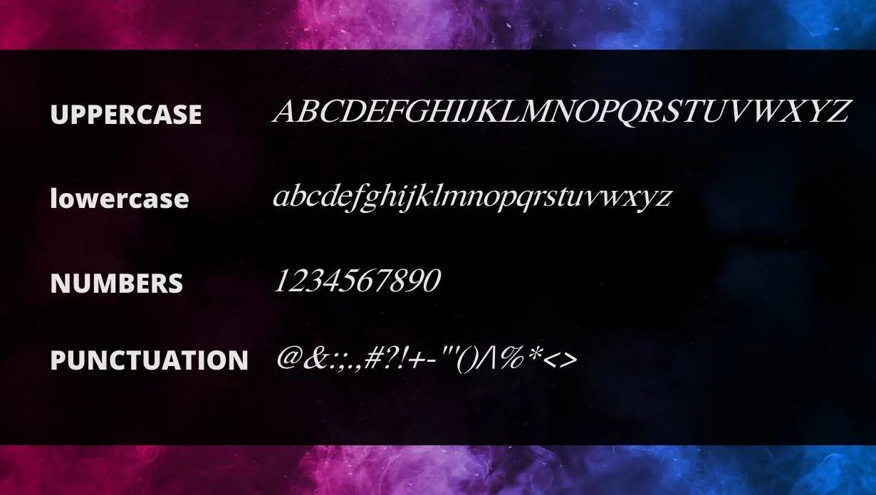 View of Happy Time Font