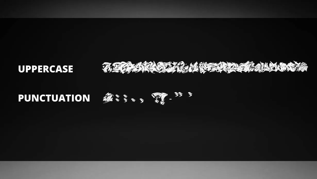 View of Maelstrom Font