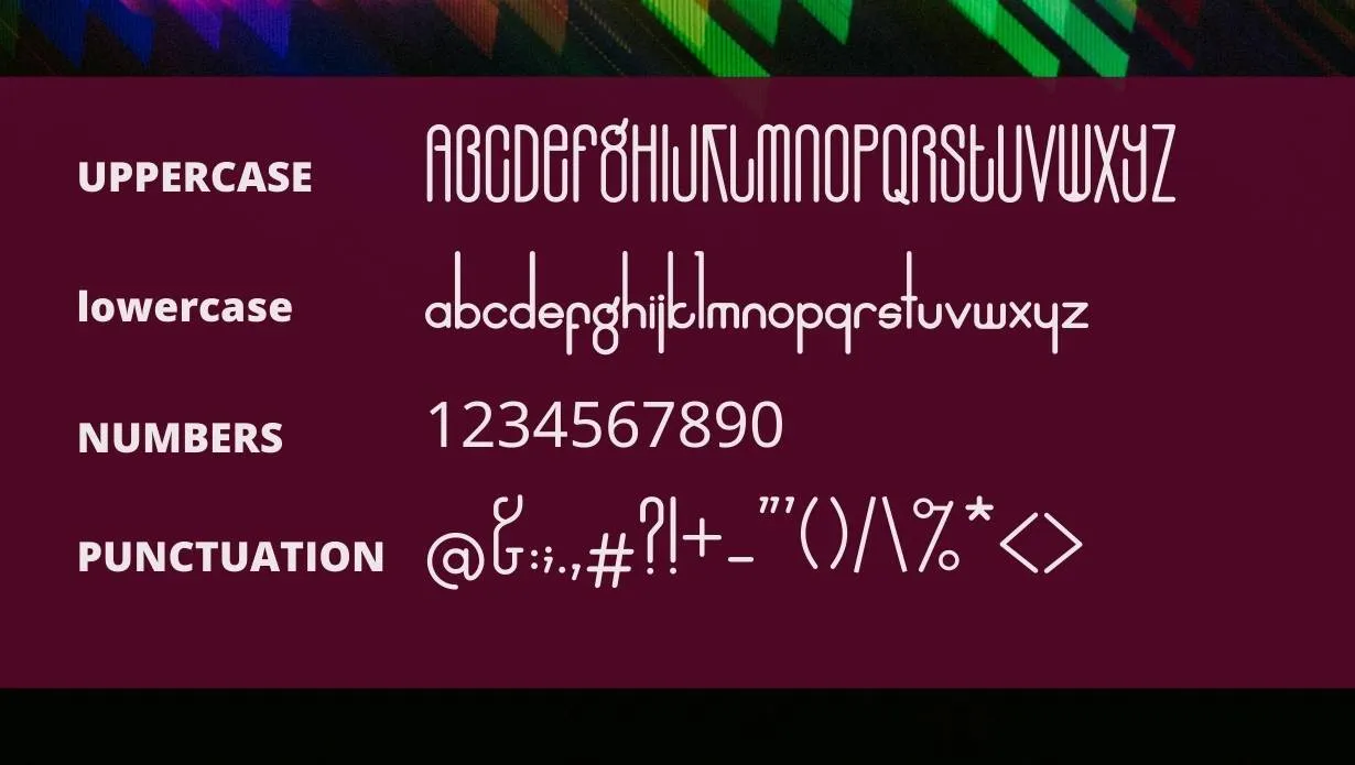 View of Rotterdam Font